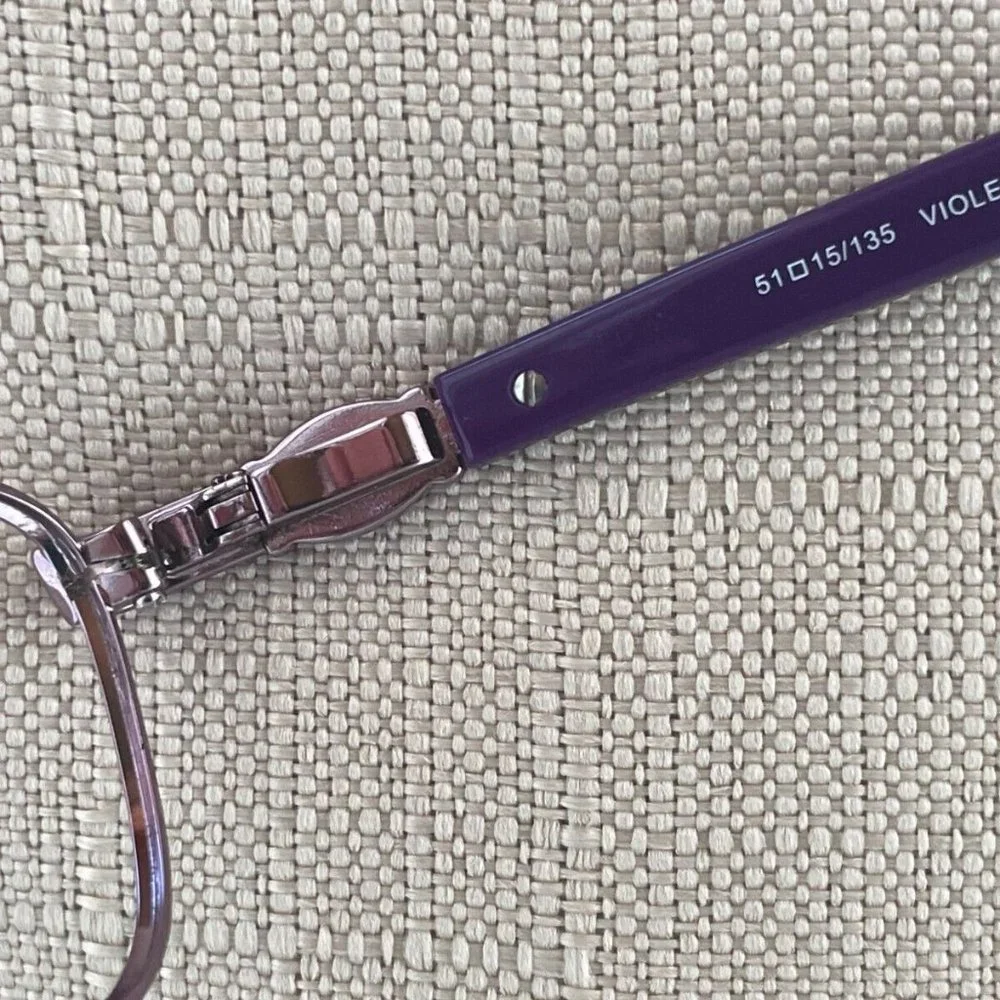 Bulova Women Eyeglasses Voilet Tone Glasses PIEDMENT 51[]15 135 Frame